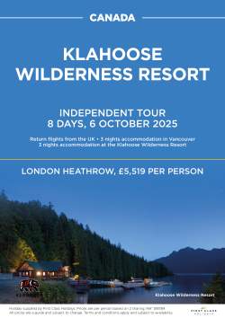 Klahoose Wilderness Resort  October 2025 