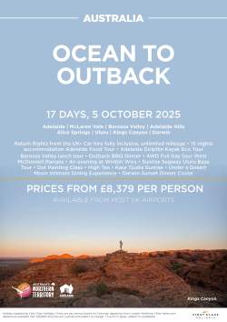 Ocean to Outback October 2025 