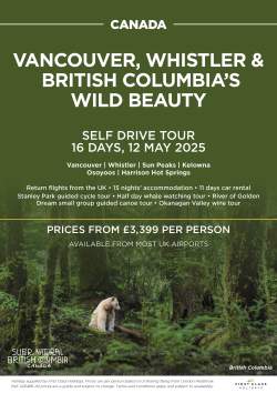 Vancouver, Whistler & British Columbia's Wild Beauty