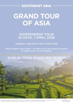 Grand Tour of Asia Dublin April 2026 