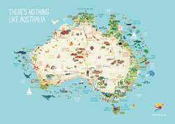 Australia map 