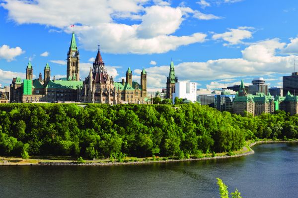 Ottawa's Parliament Building & Rideau Canal