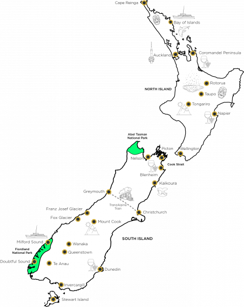 New Zealand Map