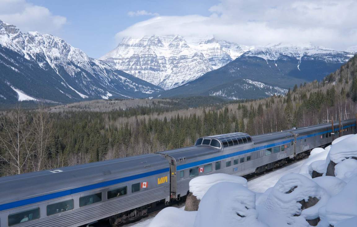 canada train snowmobile trips