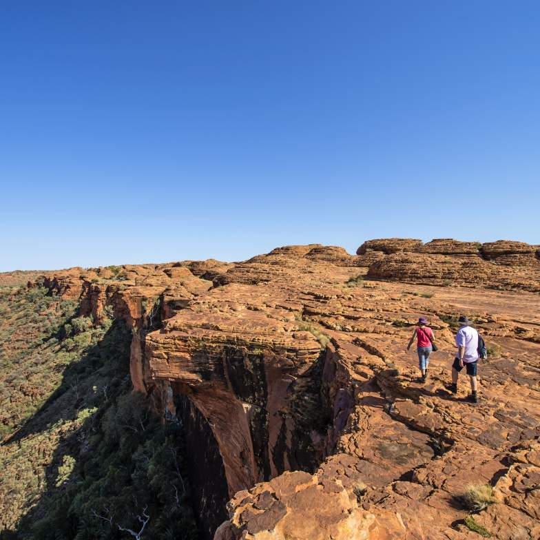 Discovering australia. Kings Canyon Australia.