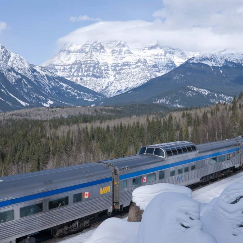 Canadian Rockies Winter Rail Trips