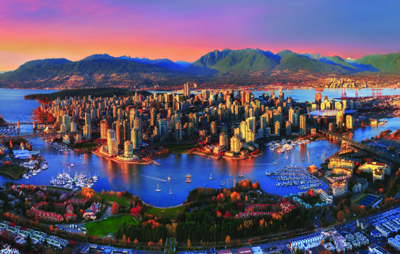 Aerial View of Vancouver